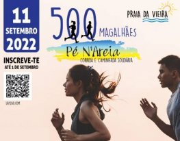 Banner Corrida e Caminhada 500 Magalhães com Pé N'Areia