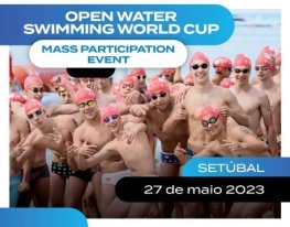 Banner Open Water Swimming World Cup Mass Participation Event Setubal