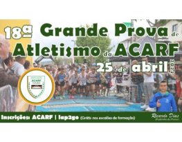 Banner Grande Prova de Atletismo de ACARF