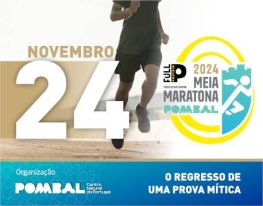 Banner Meia Maratona Cidade de Pombal Full Protein