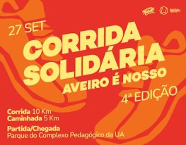 Banner Corrida Solidária - Aveiro é Nosso | AAUAv