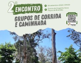 Banner Encontro de Grupos de Corrida e Caminhada
