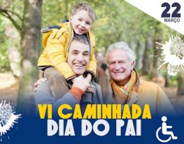 Banner Caminhada do Dia do Pai