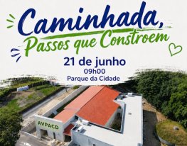 Banner Caminhada “ Passos que constroem”