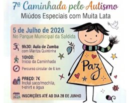 Banner Caminhada Solidária pelo Autismo