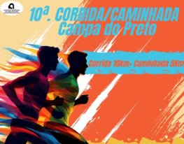 Banner Corrida e Caminhada da Campa do Preto