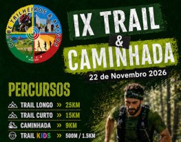 Banner Trail e Caminhada Clube Trilheiros & Amigos